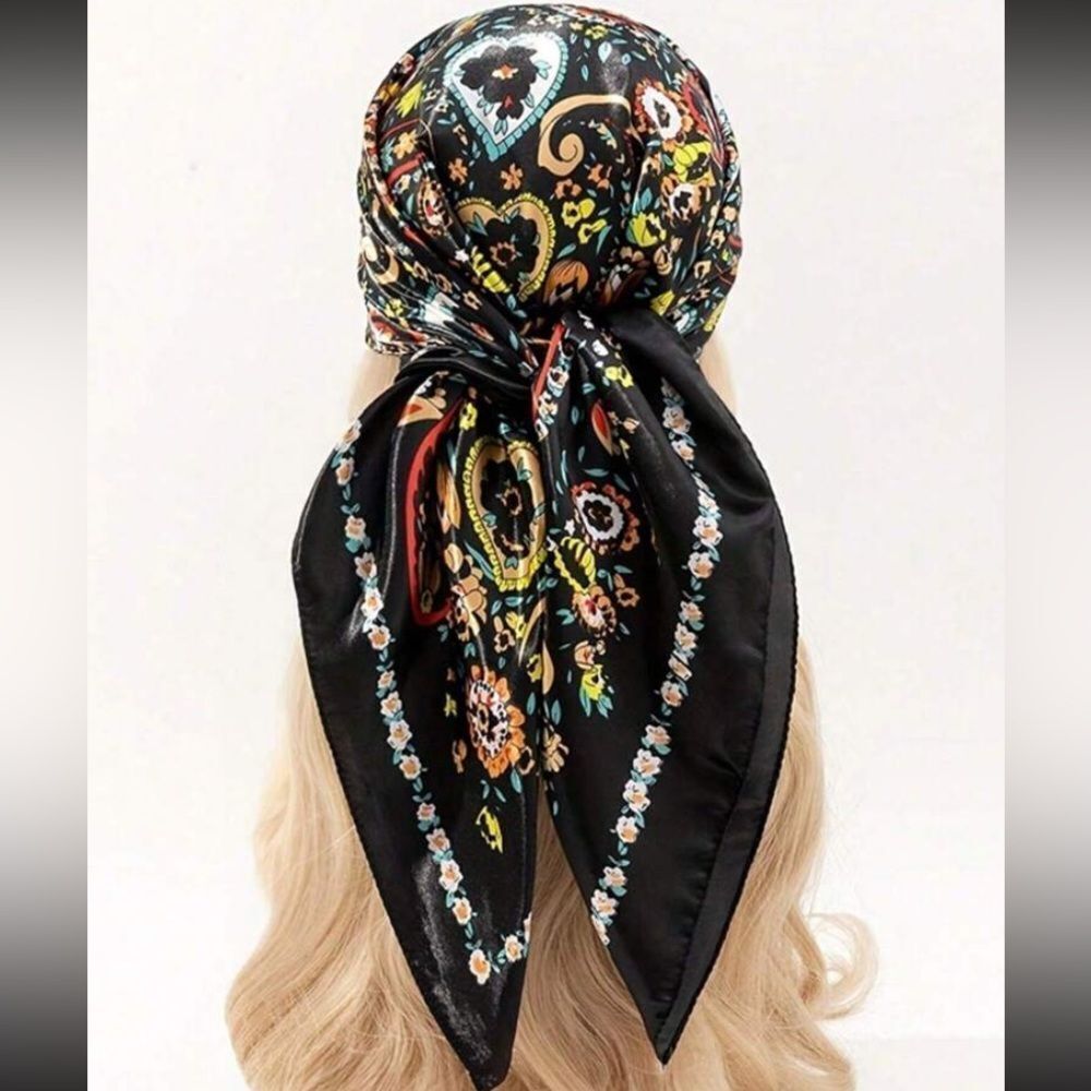 3for$20 1pc Women's Fashion Printed  Twill Scarf Headscarf